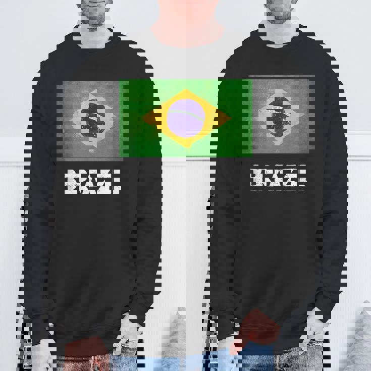 ブラジル国旗tシャツ スウェットシャツ 高齢者への贈り物