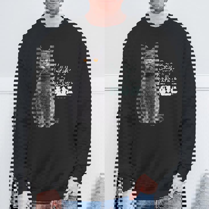 ブリティッシュショートヘア イギリス スウェットシャツ 高齢者への贈り物