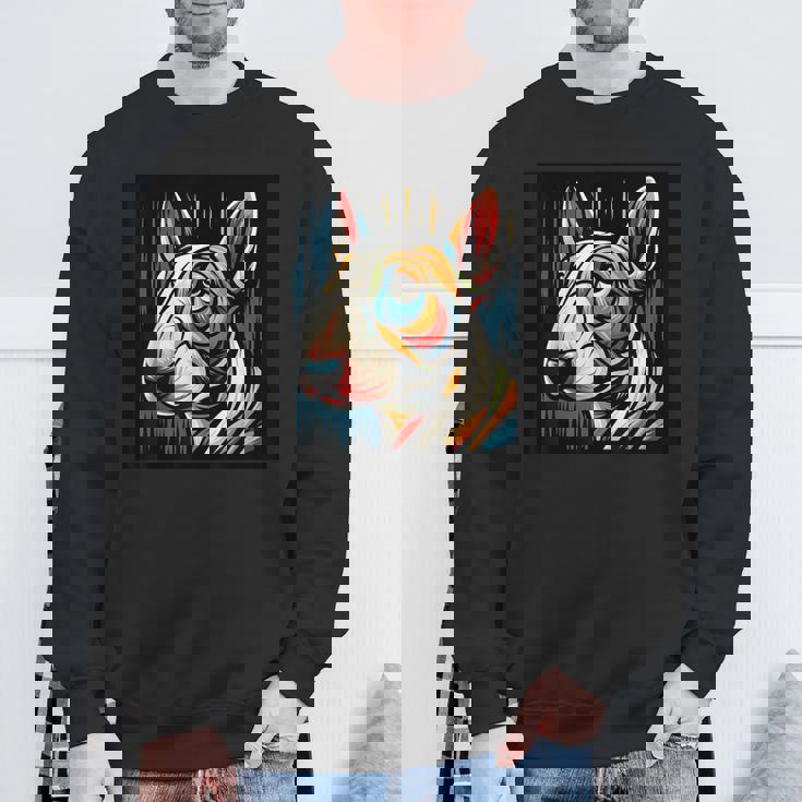 ブルテリア ミニチュア ブルテリア スウェットシャツ 高齢者への贈り物