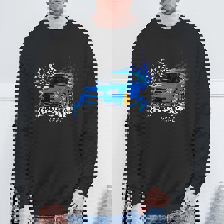 ブルー WrxSti スウェットシャツ 高齢者への贈り物