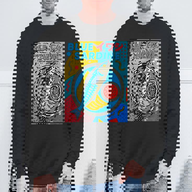 ブルーイワシ 和風メンフィススタイル スウェットシャツ 高齢者への贈り物