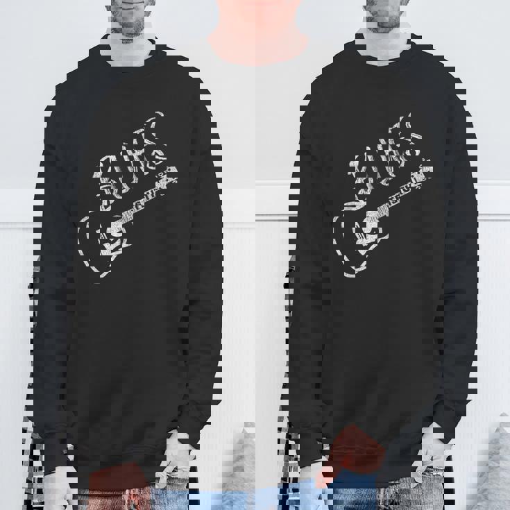 ブルースミュージックギターブルースイズトゥルースヴィンテージ スウェットシャツ 高齢者への贈り物