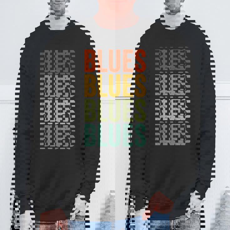 ブルースミュージックブルースマン スウェットシャツ 高齢者への贈り物