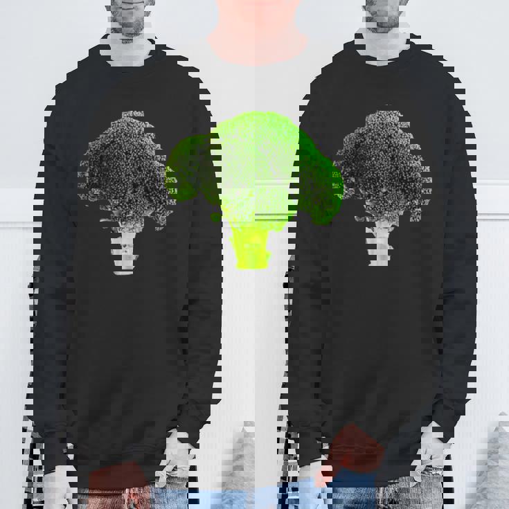 ブロッコリー 写真 エンブレム Broccoli Photo Emblem スウェットシャツ 高齢者への贈り物