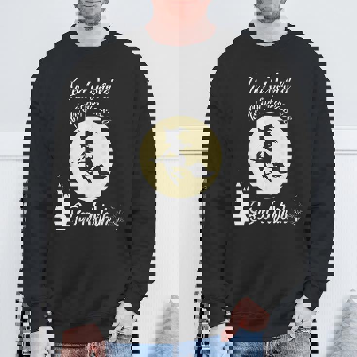 プリンセスがいっぱいの世界では魔女の月ハロウィンの贈り物になる スウェットシャツ 高齢者への贈り物