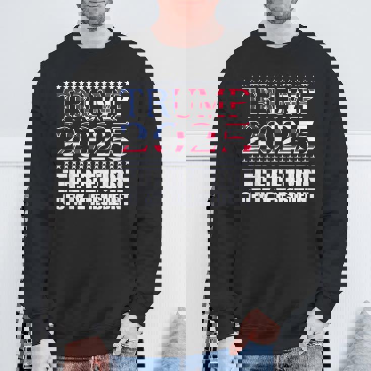 プロトランプシャツ2024 大統領トランプの帰還 2025 スウェットシャツ 高齢者への贈り物