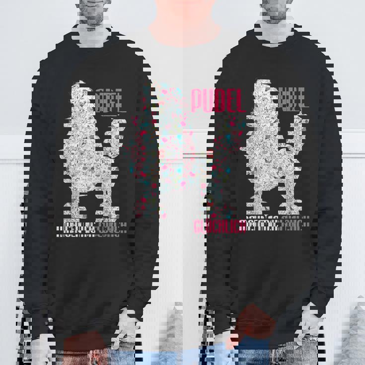 プードル メイクミーハッピー ヴィンテージ プードル スウェットシャツ 高齢者への贈り物