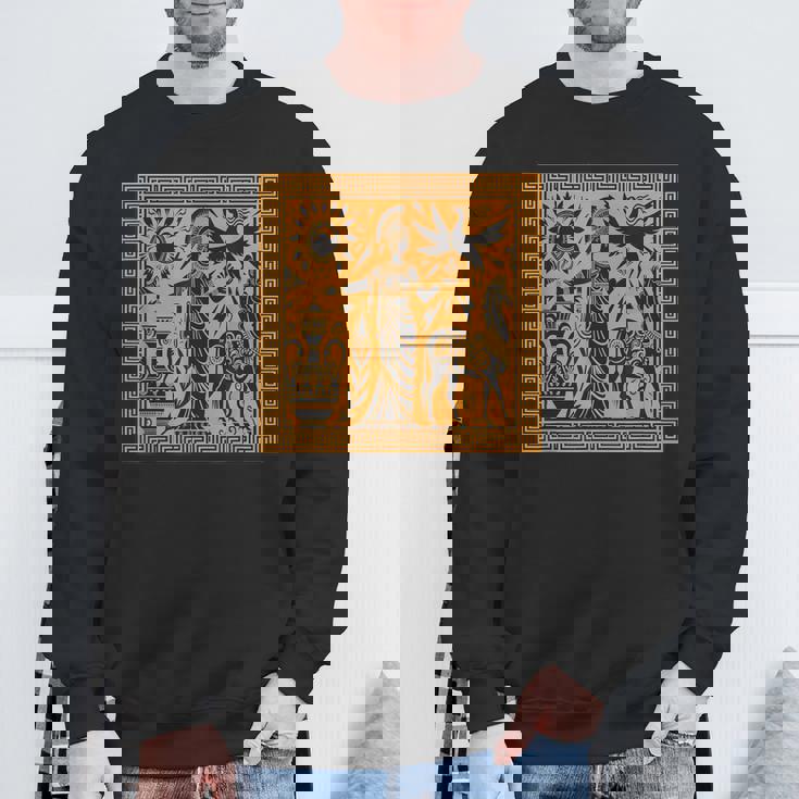 ヘラ 女神 ギリシャ神話 歴史 芸術 古代神話 スウェットシャツ 高齢者への贈り物