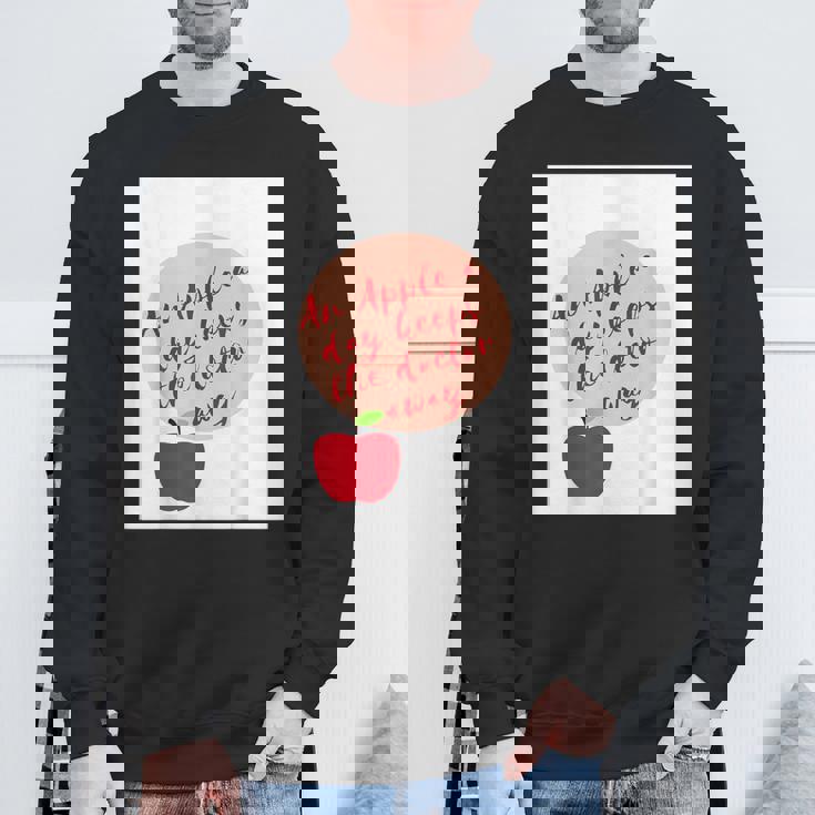 ヘルシーシャツアップル 最新 医者を遠ざける スウェットシャツ 高齢者への贈り物