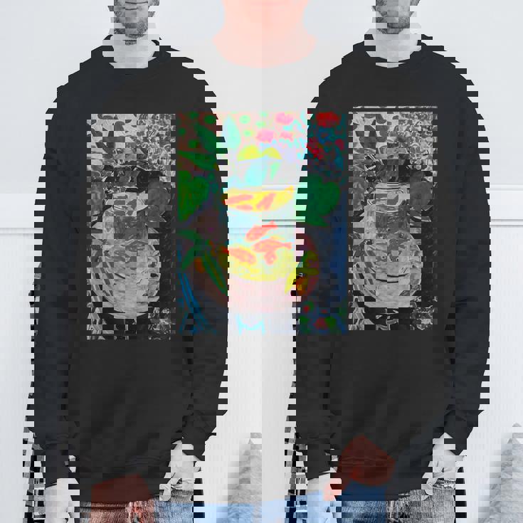 ヘンリ・マティス 金魚 スウェットシャツ 高齢者への贈り物