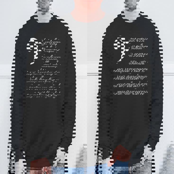 ヘ音記号 音符 音楽 楽譜 音楽用語 音楽雑貨 シンプル スウェットシャツ 高齢者への贈り物