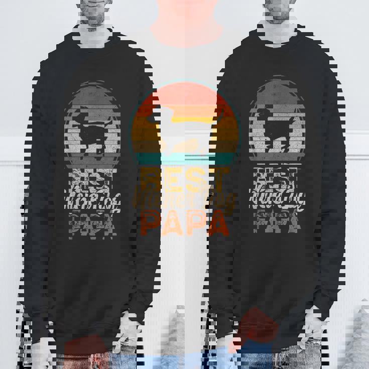 ベスト・ウィンナー・ドッグ・パパ、ダックスフント スウェットシャツ 高齢者への贈り物