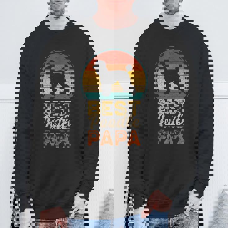 ベスト・プードル・パパ、父の日 スウェットシャツ 高齢者への贈り物