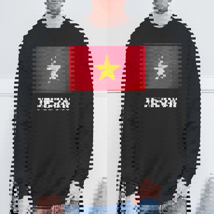 ベトナム国旗tシャツ スウェットシャツ 高齢者への贈り物