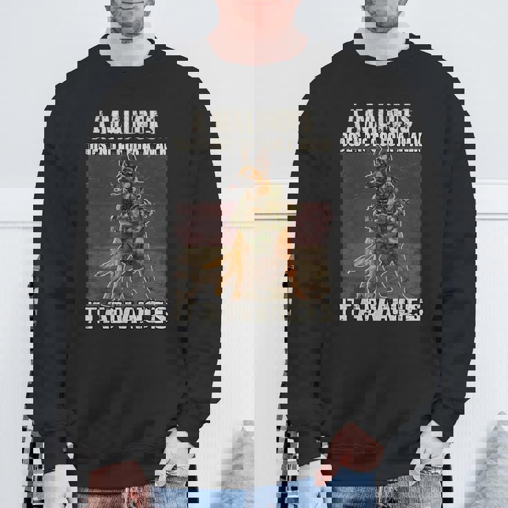 ベルジアン・シェパード・ドッグt（愛人と主人のマリノア用） スウェットシャツ 高齢者への贈り物