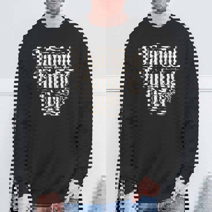 ペインティング ダイヤモンド 絵画 アート スウェットシャツ 高齢者への贈り物