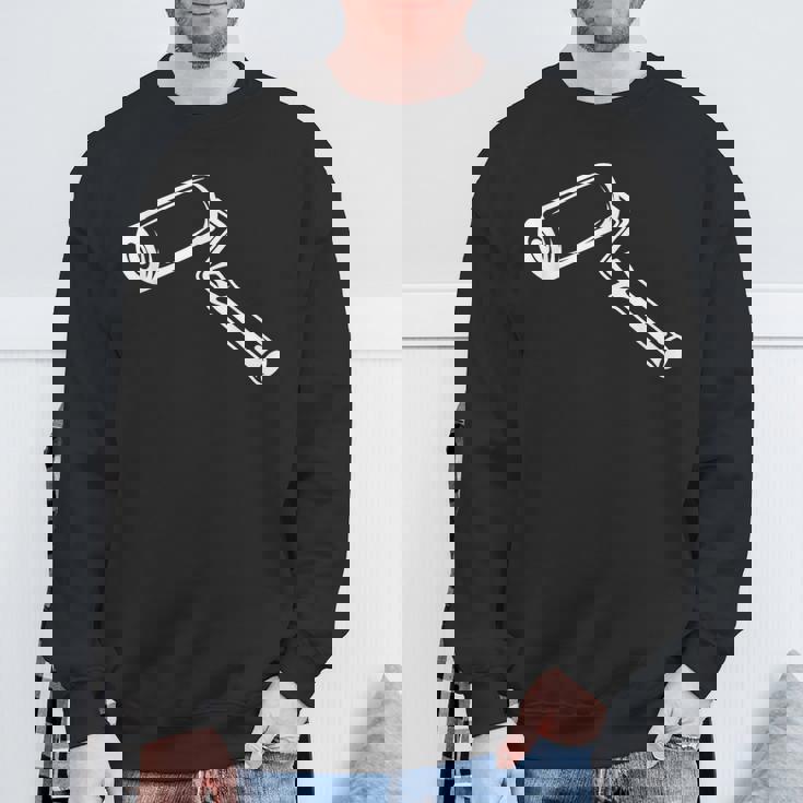 ペインティング・ローラー・スケッチ・ジャーニーマン スウェットシャツ 高齢者への贈り物