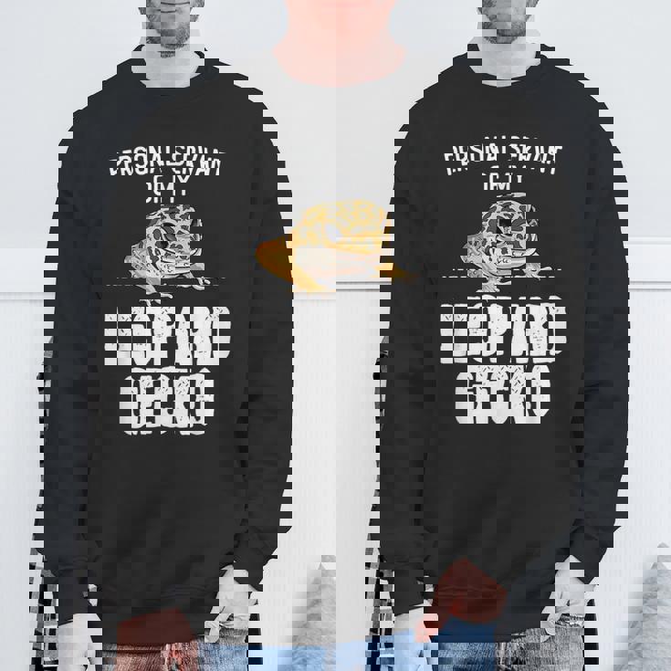 ペットヒョウモントカゲモドキギフト-私は私のヒョウモントカゲモドキが大好きです スウェットシャツ 高齢者への贈り物