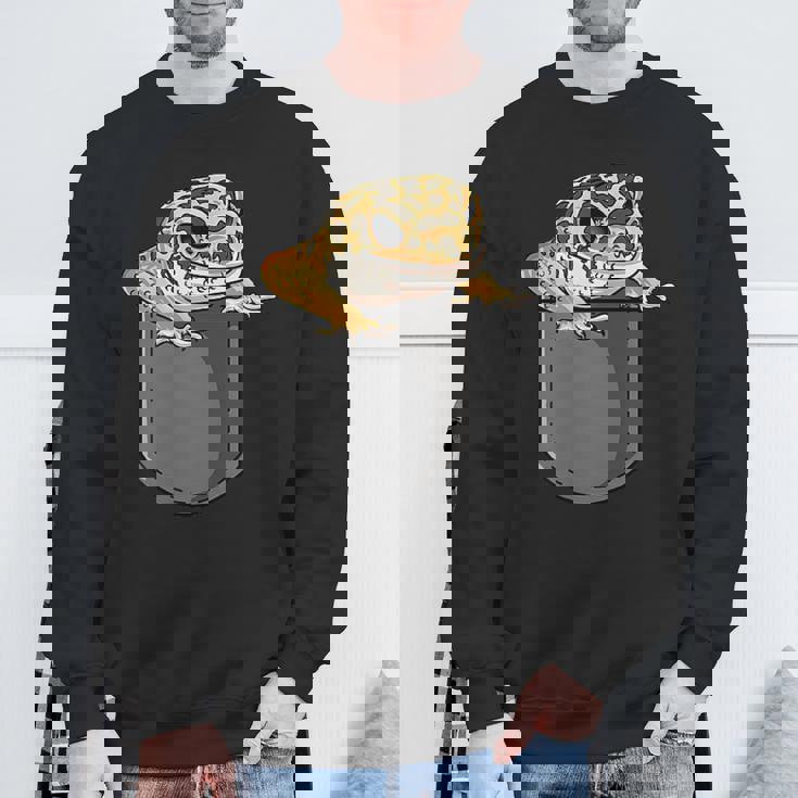 ペットヒョウモントカゲモドキギフト-私は私のヒョウモントカゲモドキが大好きです スウェットシャツ 高齢者への贈り物