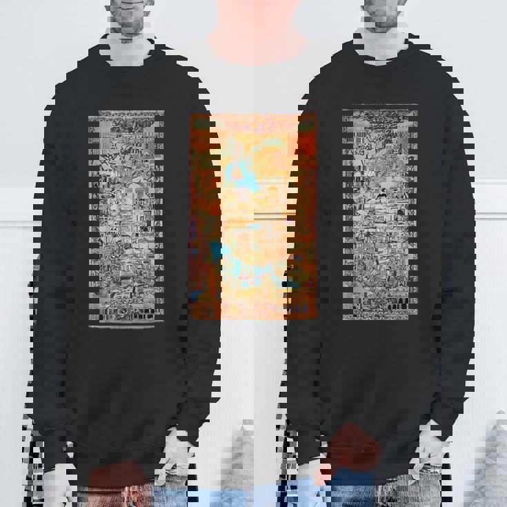 ペルシャ絨毯のランドマークカシュマル スウェットシャツ 高齢者への贈り物