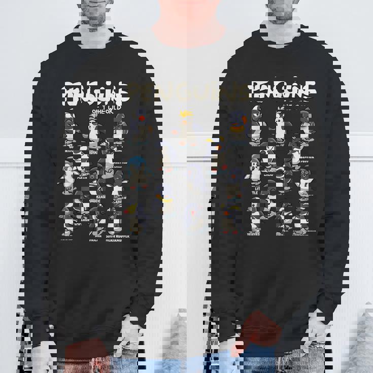 ペンギン ペンギン 世界の動物たち ペンギン愛好家 スウェットシャツ 高齢者への贈り物