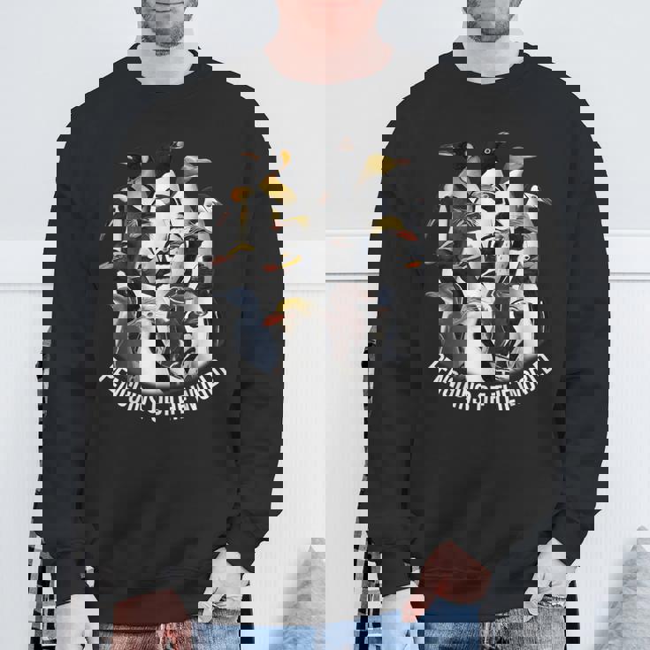 ペンギンアート 世界のペンギン ギフト スウェットシャツ 高齢者への贈り物