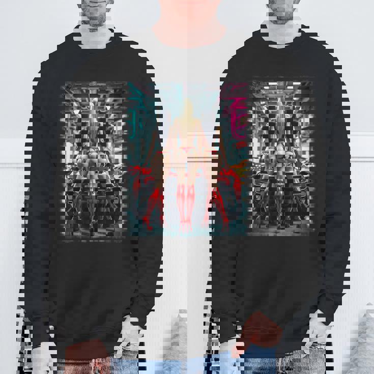 ホットガールオンtシャツ 男性用 セクシーブーティービキニモデル&車 スウェットシャツ 高齢者への贈り物