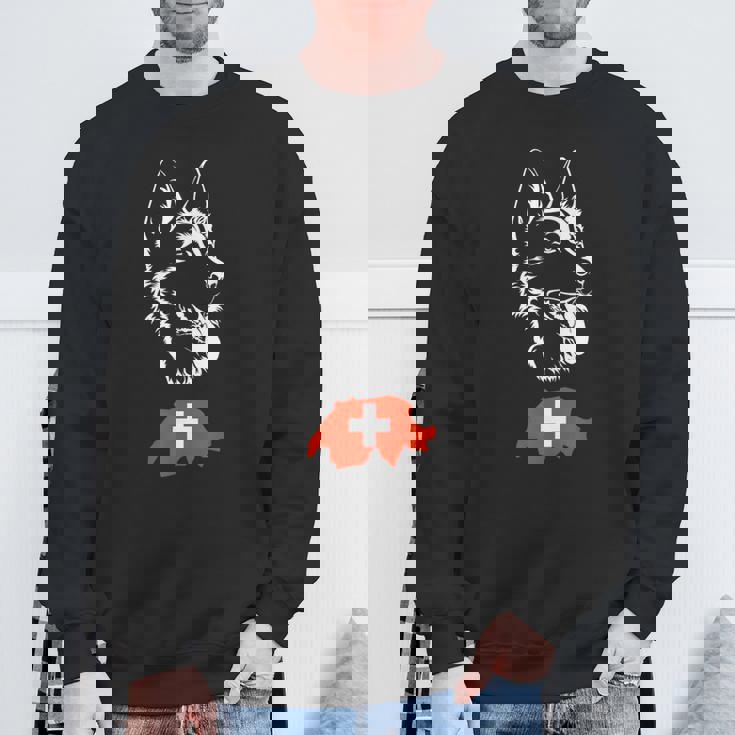 ホワイトスイスシェパード スウェットシャツ 高齢者への贈り物