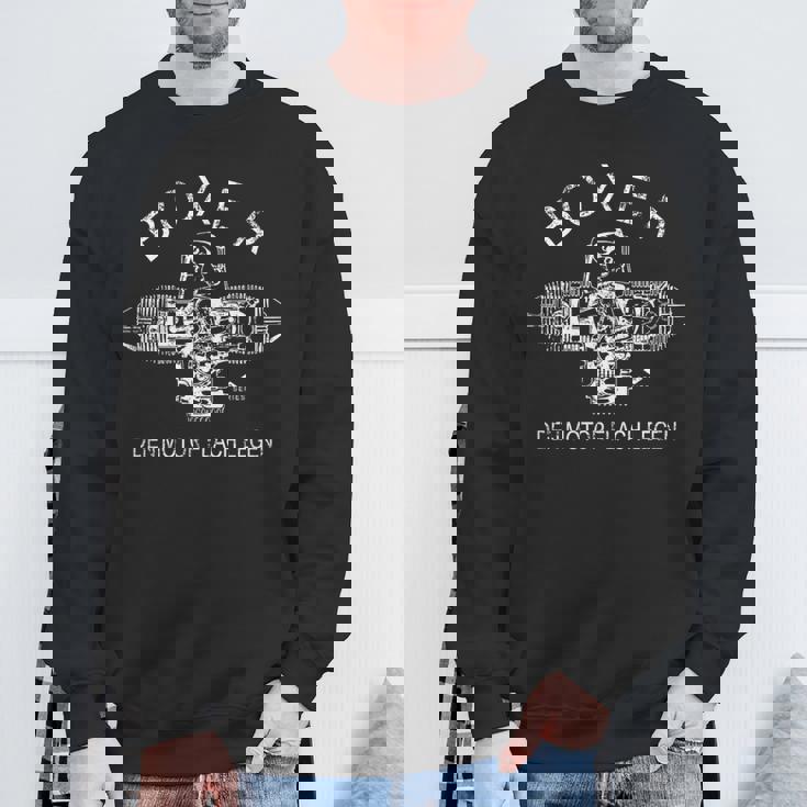 ボクサー モーター シリーズ R モーターを平らに置く オートバイ スウェットシャツ 高齢者への贈り物