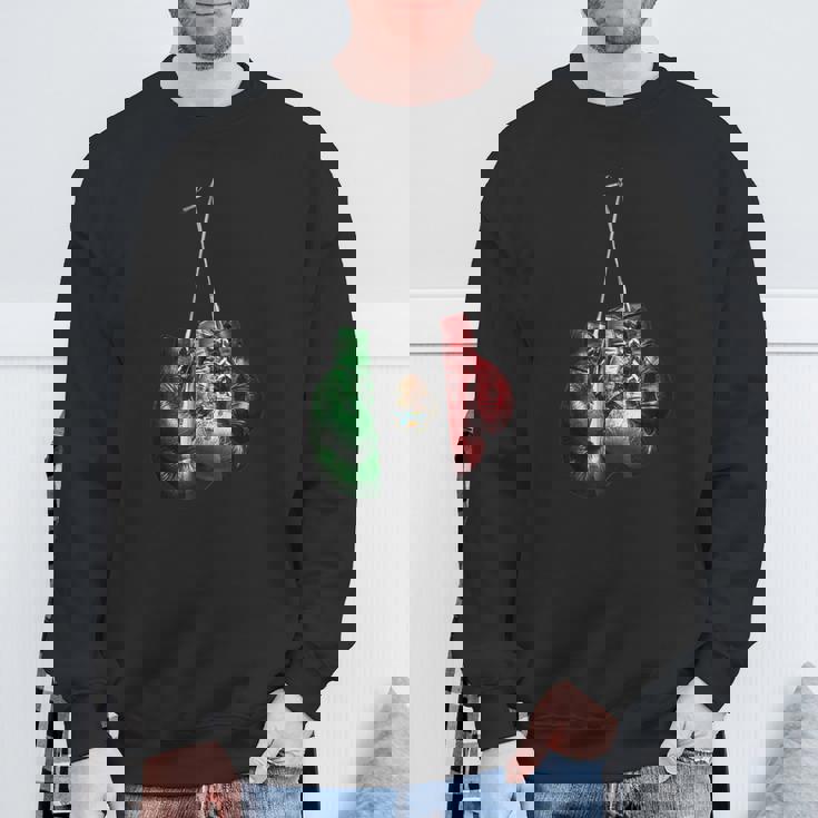 ボクシンググローブtシャツ – メキシコビンテージフラッグシャツ スウェットシャツ 高齢者への贈り物