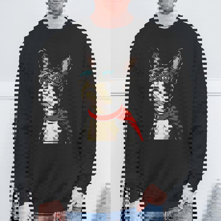 ボストンテリア犬 ボストンテリア スウェットシャツ 高齢者への贈り物