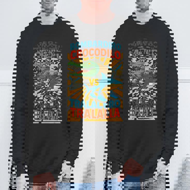 ボンバルディーロクロコダイロs トラレロトララーラ-イタリアンブレインロット スウェットシャツ 高齢者への贈り物