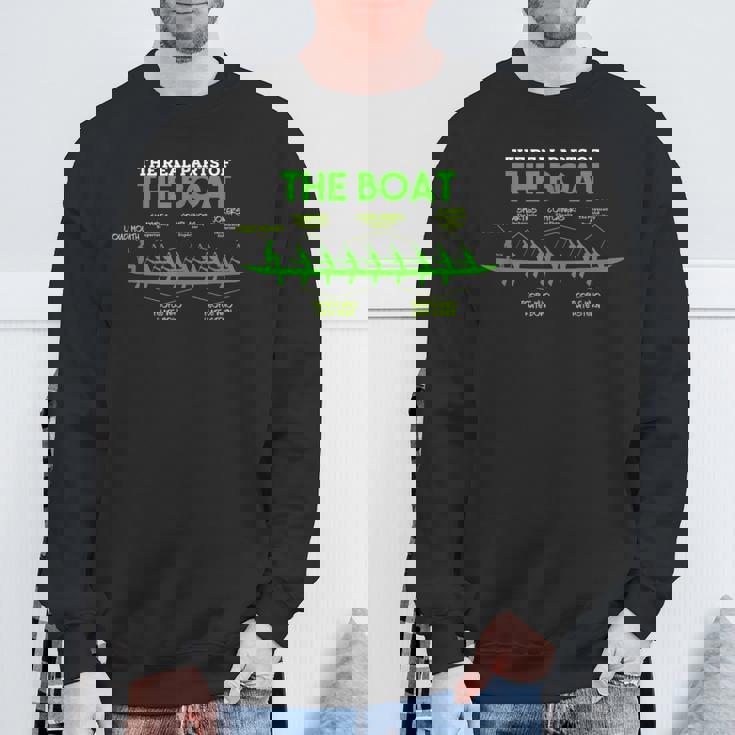 ボートの本物のパーツ ローワーローイング。 スウェットシャツ 高齢者への贈り物