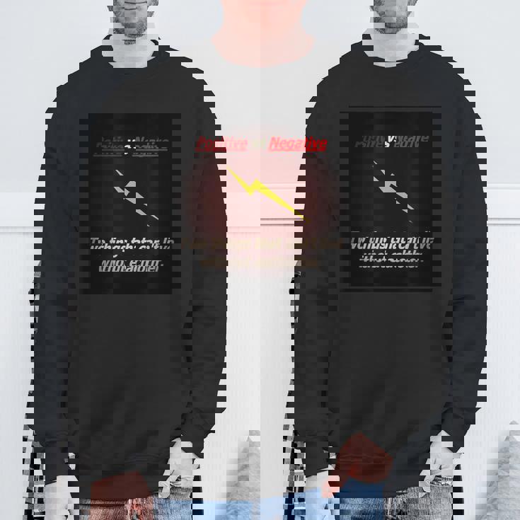 ポジティブ対ネガティブ スウェットシャツ 高齢者への贈り物