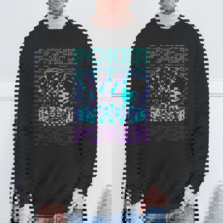 ポーカーレトロ スウェットシャツ 高齢者への贈り物