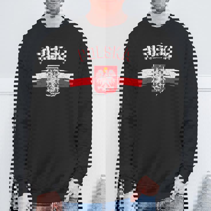 ポーランド 鷲の旗 ポーランドのためのレトロ スウェットシャツ 高齢者への贈り物