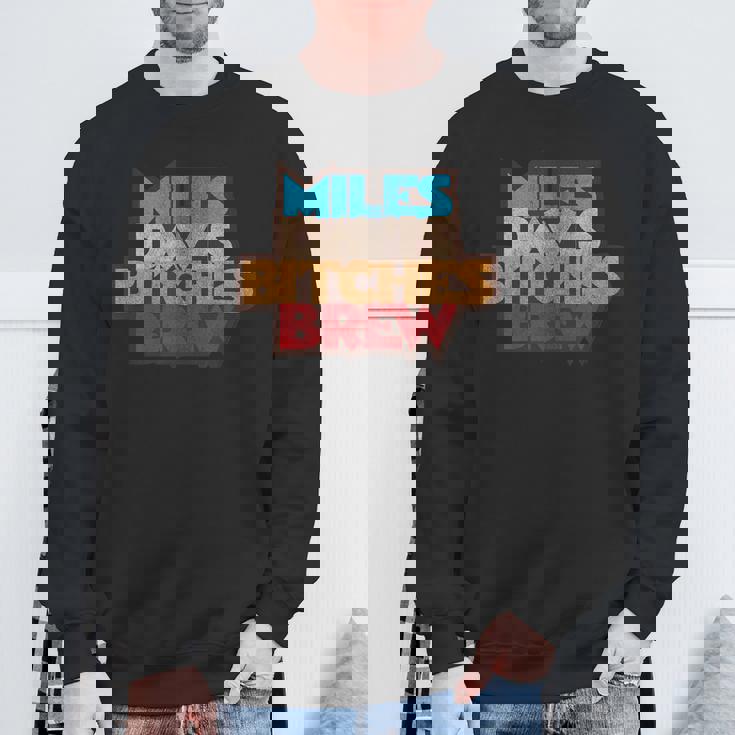 マイルス・デイビス・ビッチズ・ブリュー・ディストレストッド スウェットシャツ 高齢者への贈り物