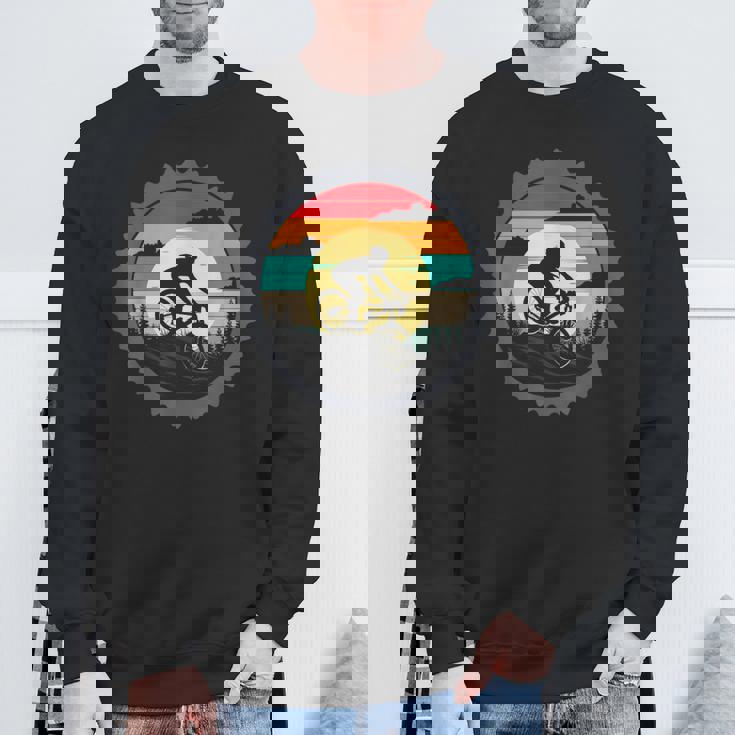 マウンテンバイク サイクリング レトロ ヴィンテージ Mtb 自転車ライダー スウェットシャツ 高齢者への贈り物