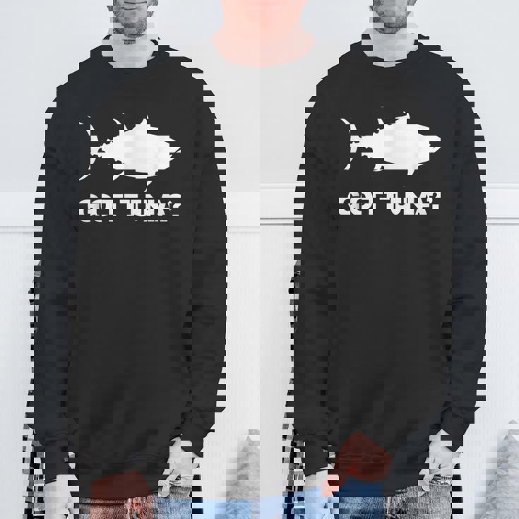 マグロの魚好きのギフト マグロを手に入れた 面白い釣り スウェットシャツ 高齢者への贈り物