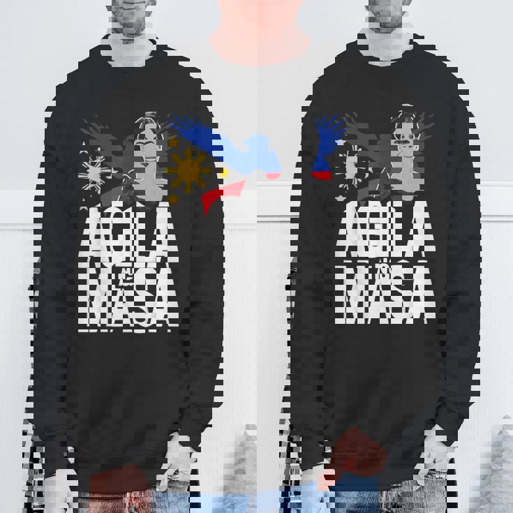 マサ・フィリピンのサラ・ドゥテルテ・アギラ、私たちはprrdを支持します スウェットシャツ 高齢者への贈り物