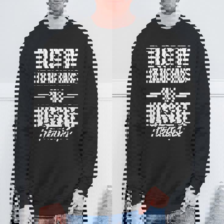 マッサージセラピスト スウェットシャツ 高齢者への贈り物