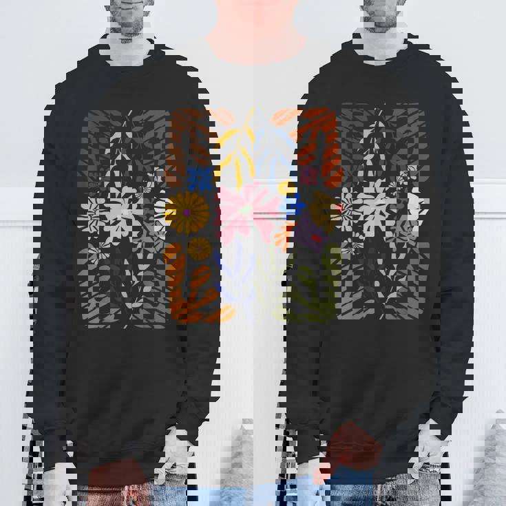 マティス ひまわり ヴィンテージ イエロー 花 アート 絵画 スウェットシャツ 高齢者への贈り物