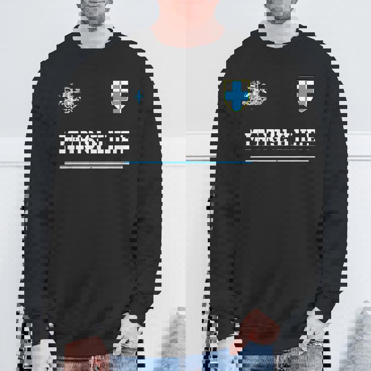 マルセイユ スポーツサッカージャージ フラッグ フットボール スウェットシャツ 高齢者への贈り物