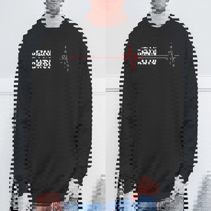 ミシガン州バートン州 出産 地 故郷 スウェットシャツ 高齢者への贈り物