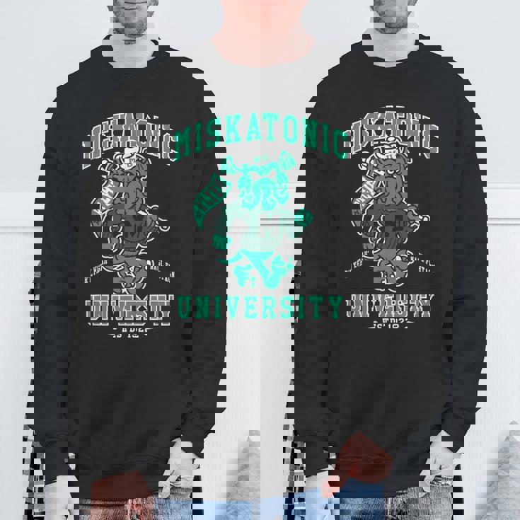 ミスカトニック大学 クトゥルフ 不気味なかわいいモンスター スウェットシャツ 高齢者への贈り物