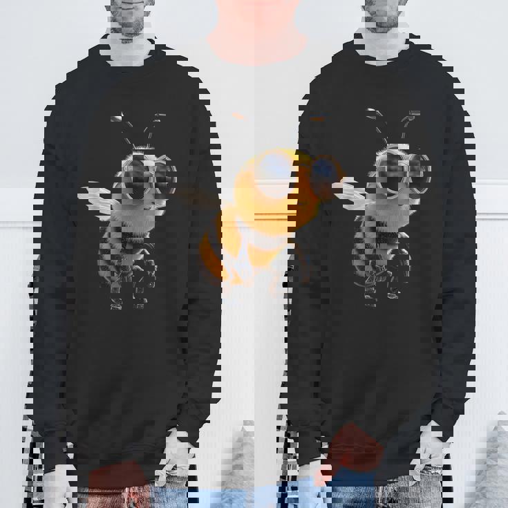 ミツバチのモチーフ養蜂家養蜂家ミツバチお父さん甘い蜂 スウェットシャツ 高齢者への贈り物