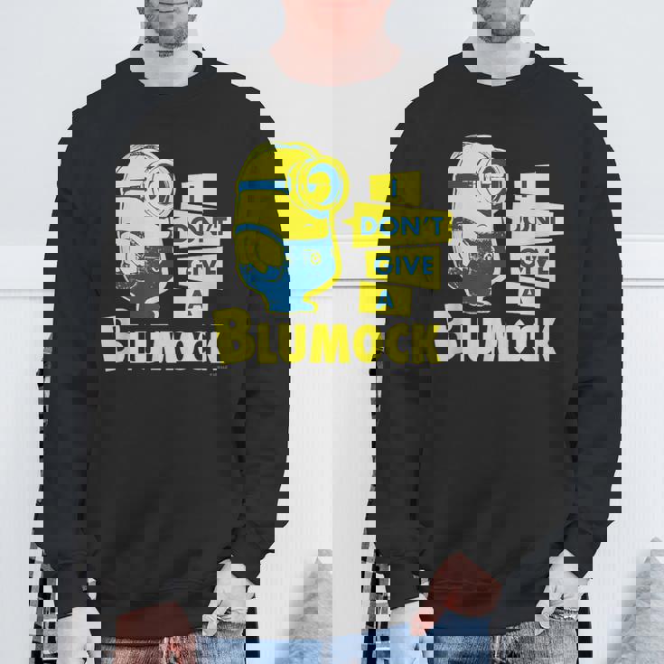 ミニオン I Don't Give A Blumock スウェットシャツ 高齢者への贈り物