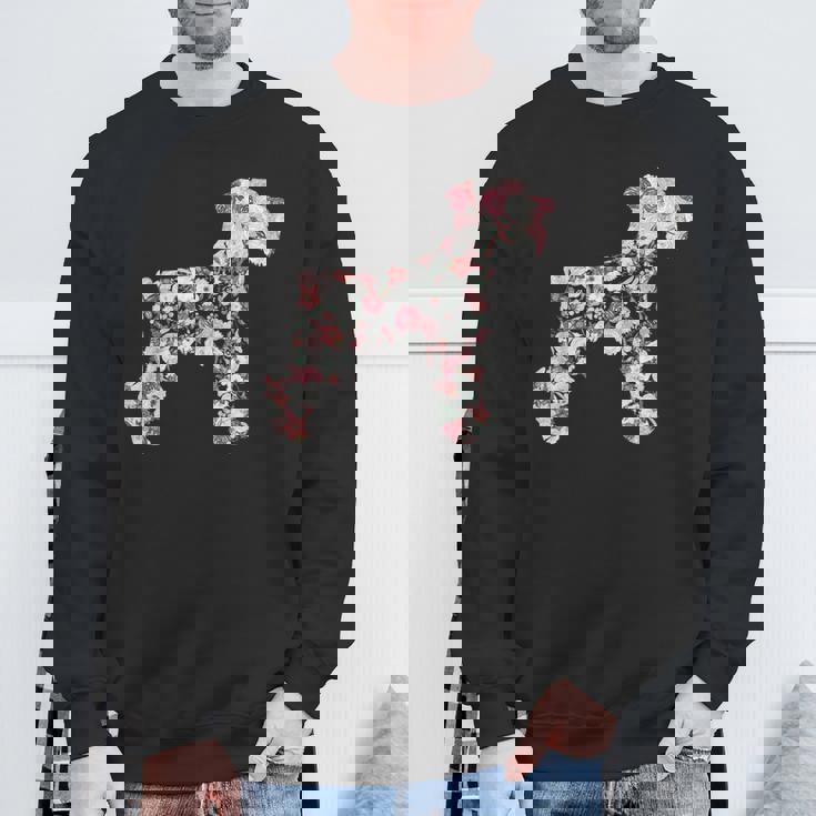 ミニシュナウザー犬好き スウェットシャツ 高齢者への贈り物