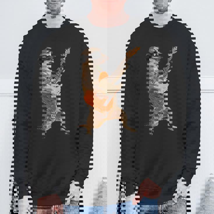 ミーアキャットギター スウェットシャツ 高齢者への贈り物