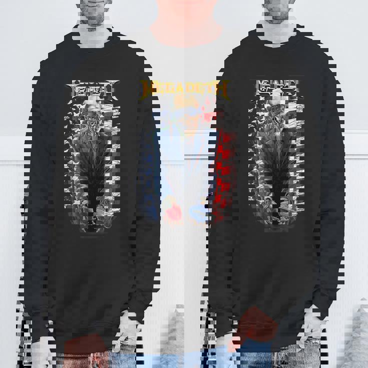 メガデス 振るう手榴弾 スウェットシャツ 高齢者への贈り物